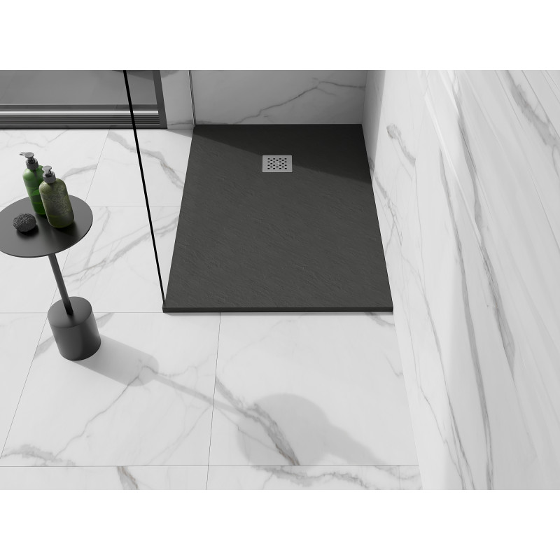 Mexen Stone+ правоъгълно композитно корито 130 x 80 см, антрацит - 44718013