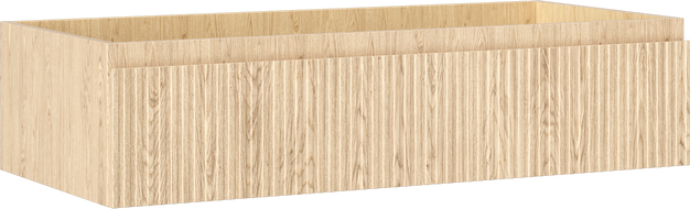 Mexen Rivel шкаф за баня под мивка 100 см, 1 чекмедже, оребрен, дъб - 91A20-10023-1-BF81