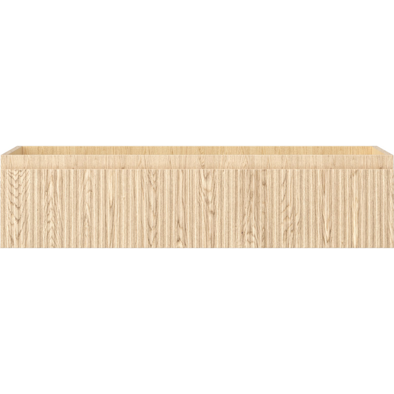 Mexen Rivel шкаф за баня под мивка 100 см, 1 чекмедже, оребрен, дъб - 91A20-10023-1-BF81