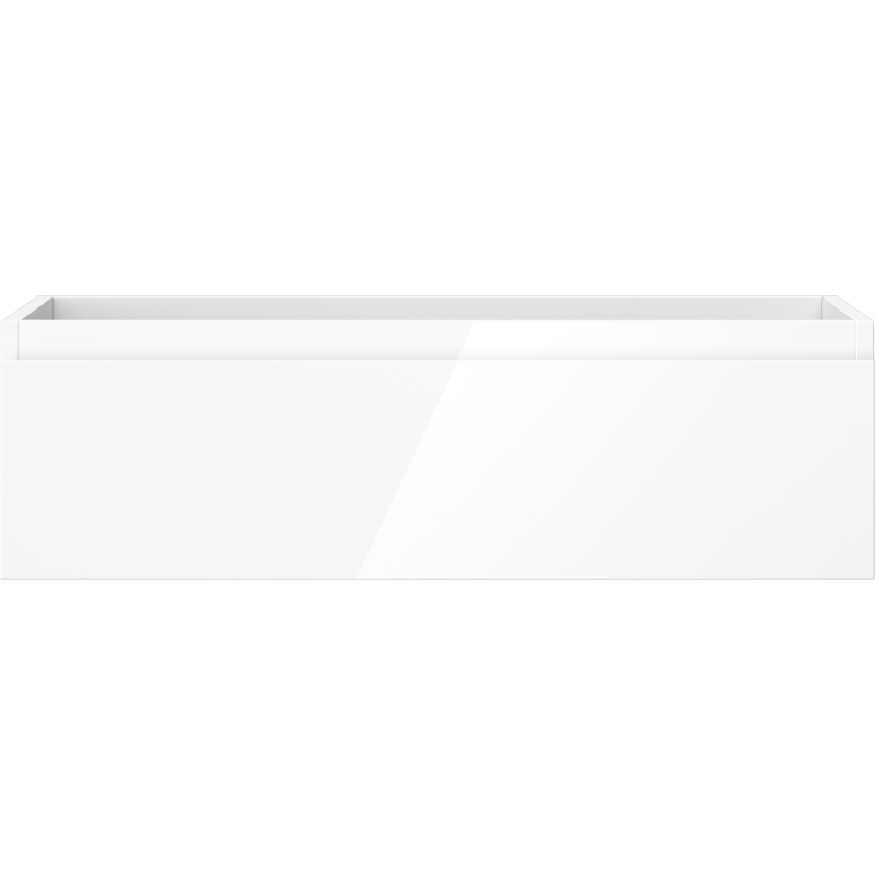 Mexen Orio шкаф за баня под мивка 80 см, 1 чекмедже, бял гланц - 91A10-08023-1-BF00