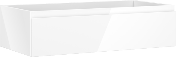 Mexen Orio баня шкаф за мивка 90 см, 1 чекмедже, бял гланц - 91A10-09023-1-BF00