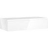 Mexen Orio шкаф за баня за мивка 100 см, 1 чекмедже, бял гланц - 91A10-10023-1-BF00