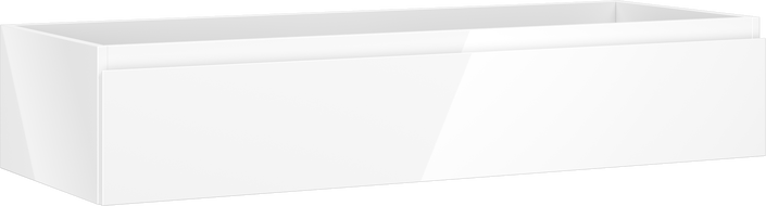 Mexen Orio шкаф за баня под мивка 120 см, 1 чекмедже, бял гланц - 91A10-12023-1-BF00