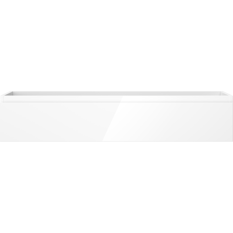 Mexen Orio шкаф за баня под мивка 120 см, 1 чекмедже, бял гланц - 91A10-12023-1-BF00