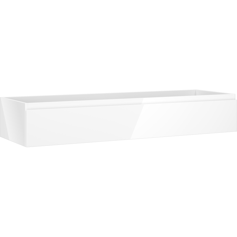 Mexen Orio шкафче за баня под мивка 140 см, 1 чекмедже, бял гланц - 91A10-14023-1-BF00