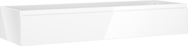 Mexen Orio шкафче за баня под мивка 140 см, 1 чекмедже, бял гланц - 91A10-14023-1-BF00