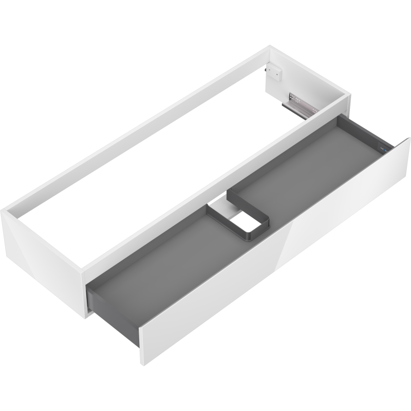 Mexen Orio шкафче за баня под мивка 140 см, 1 чекмедже, бял гланц - 91A10-14023-1-BF00