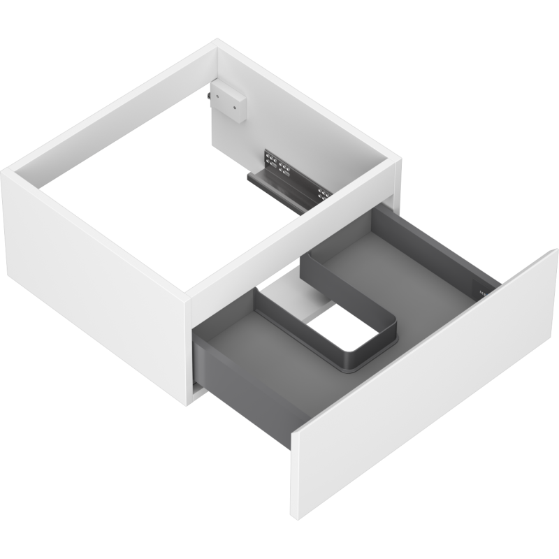 Mexen Orio шкаф за баня под умивалник 50 см, 1 чекмедже, бял мат- 91A10-05023-1-BF01
