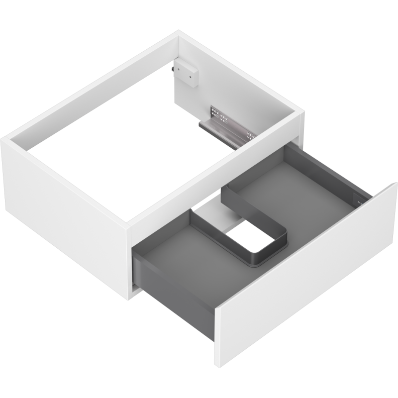 Mexen Orio шкаф за баня под мивка 60 см, 1 чекмедже, бяла мат - 91A10-06023-1-BF01