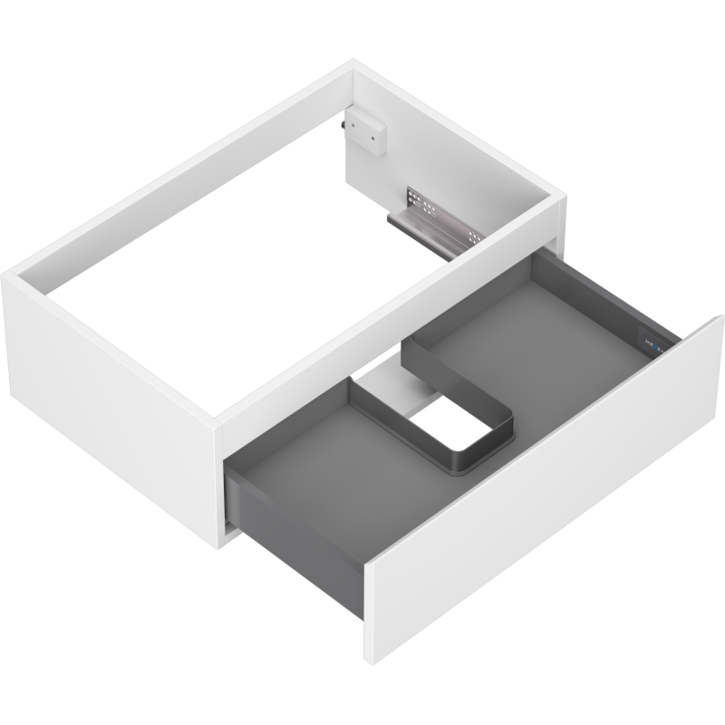 Mexen Orio шкаф за баня под умивалник 70 см, 1 чекмедже, бял мат - 91A10-07023-1-BF01