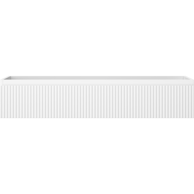 Mexen Rivel шкаф за баня под умивалник 120 см, 1 чекмедже, релефен, бял мат - 91A20-12023-1-BF01