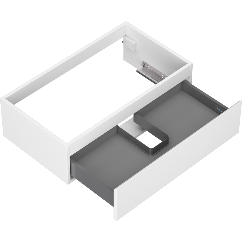 Mexen Orio шкаф за баня за мивка 80 см, 1 чекмедже, бял мат - 91A10-08023-1-BF01
