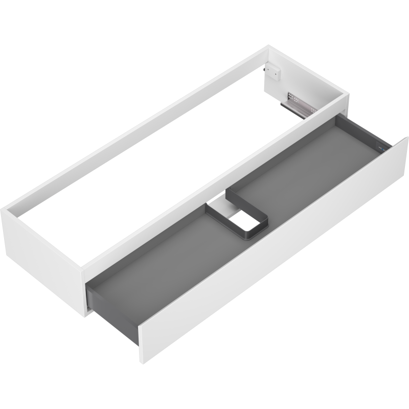 Mexen Orio шкафче за баня под мивка 140 см, 1 чекмедже, бял мат - 91A10-14023-1-BF01