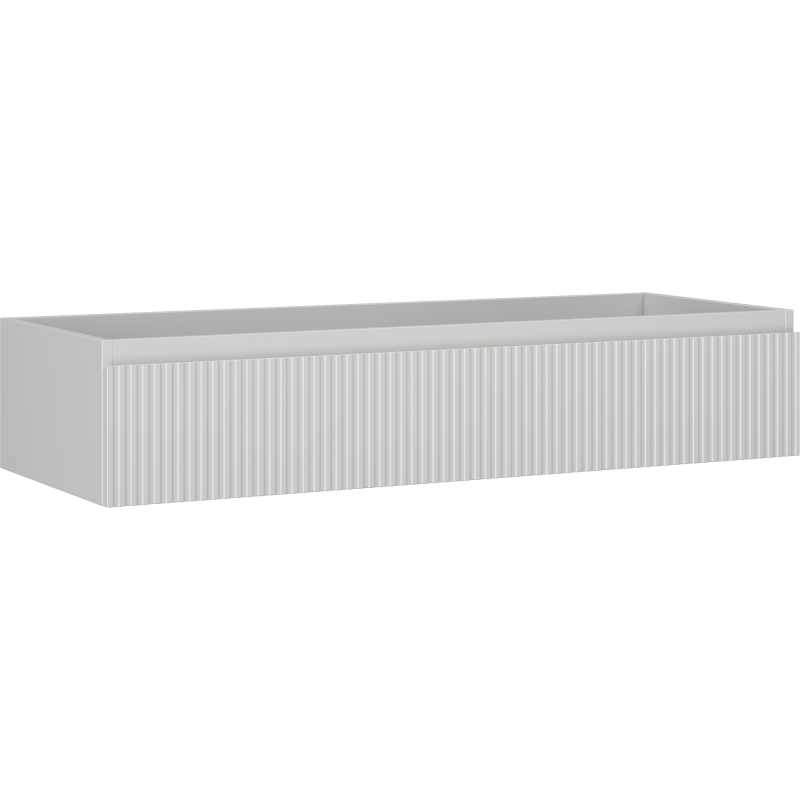 Mexen Rivel подшкафка за баня 120 см, 1 чекмедже, релефна, сива мат - 91A20-12023-1-BF62
