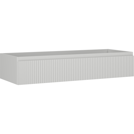 Mexen Rivel подшкафка за баня 120 см, 1 чекмедже, релефна, сива мат - 91A20-12023-1-BF62
