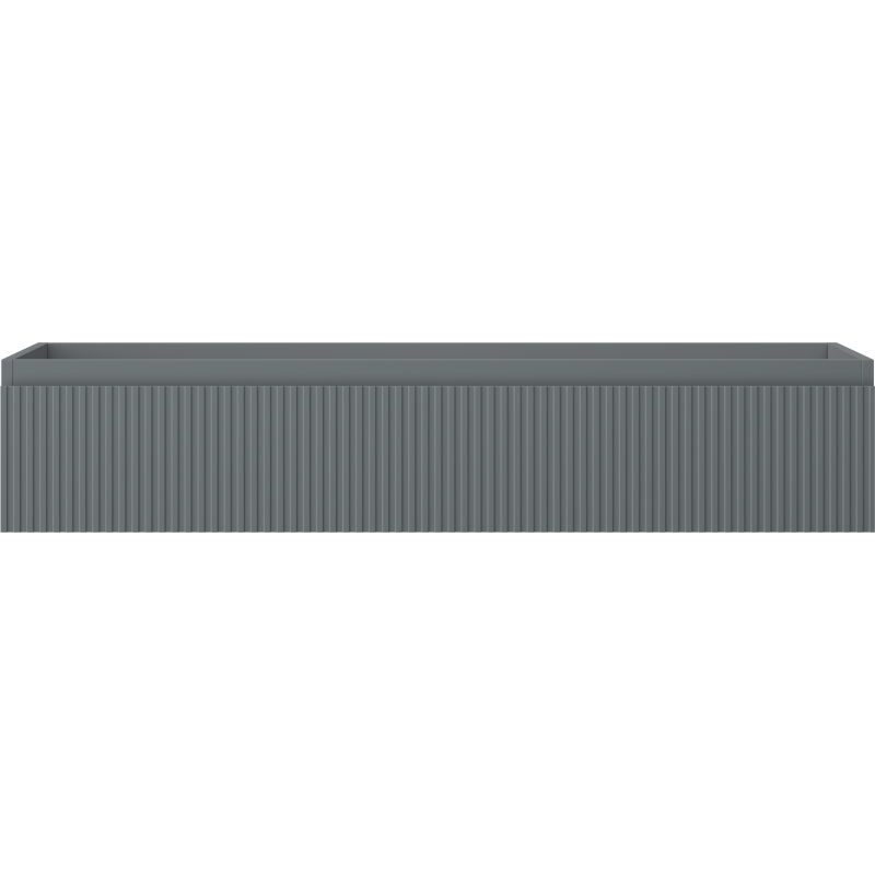 Mexen Rivel шкаф за баня под мивка 120 см, 1 чекмедже, с канелюри, сиво мат - 91A20-12023-1-BF66