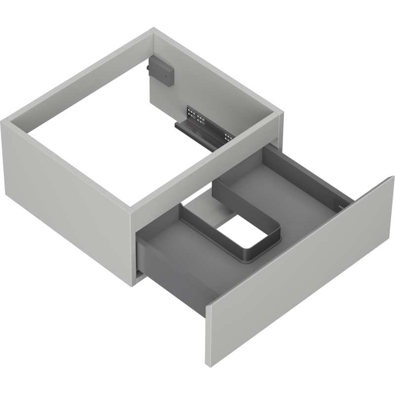 Mexen Orio шкафче за баня под умивалник 50 см, 1 чекмедже, сив мат - 91A10-05023-1-BF62