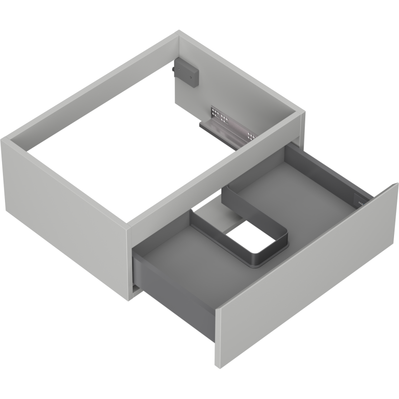 Mexen Orio шкафче за баня за мивка 60 см, 1 чекмедже, сив мат - 91A10-06023-1-BF62