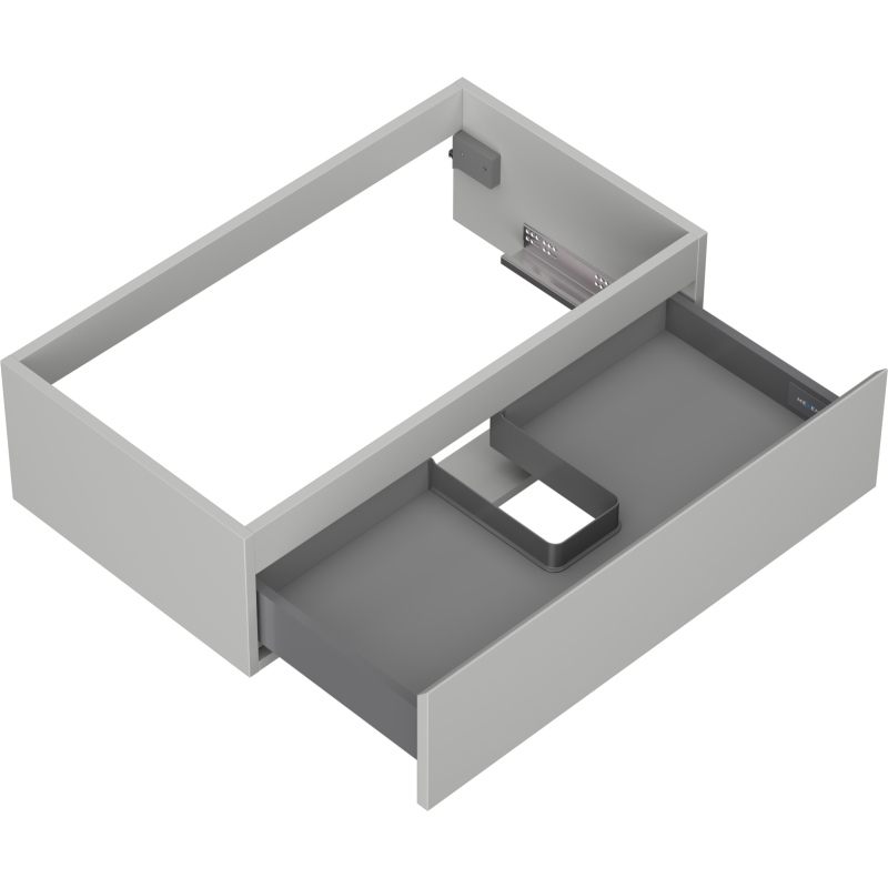 Mexen Orio шкаф за баня под умивалник 80 см, 1 чекмедже, сив мат - 91A10-08023-1-BF62