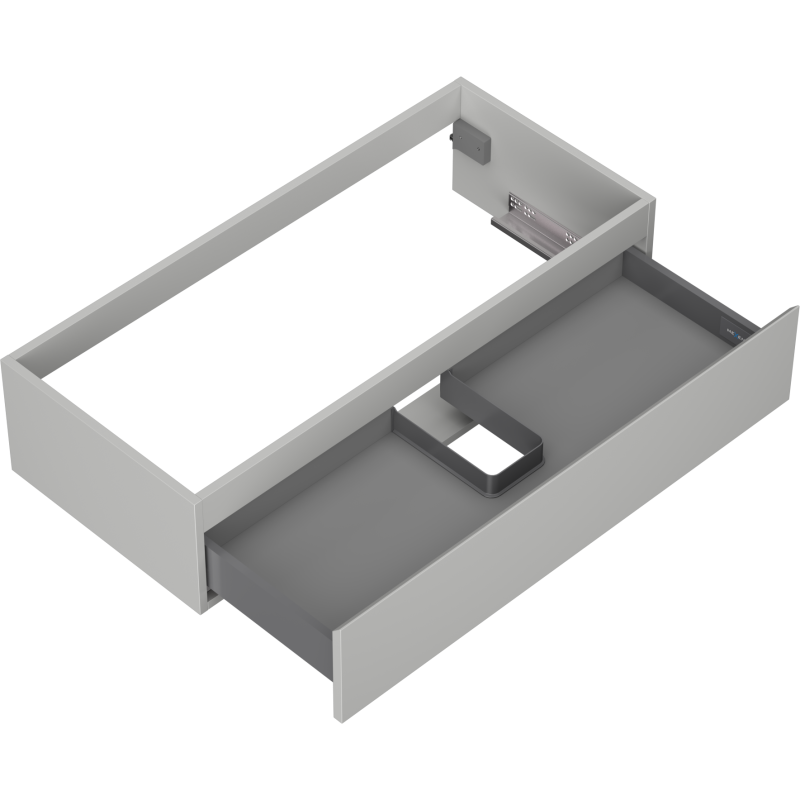 Mexen Orio шкаф за баня за мивка 100 см, 1 чекмедже, сив мат - 91A10-10023-1-BF62