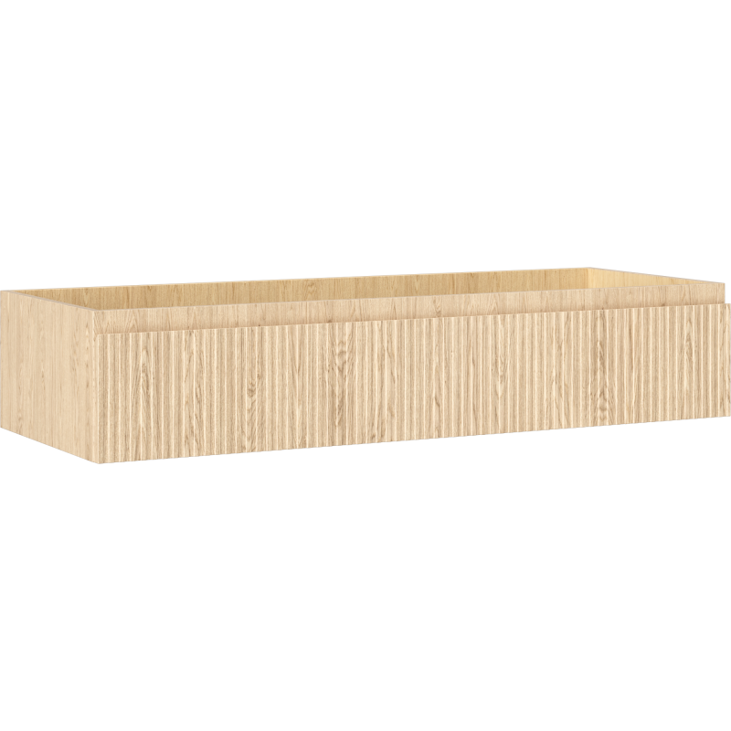 Mexen Rivel шкаф за баня под мивка 120 см, 1 чекмедже, надиран, дъб - 91A20-12023-1-BF81