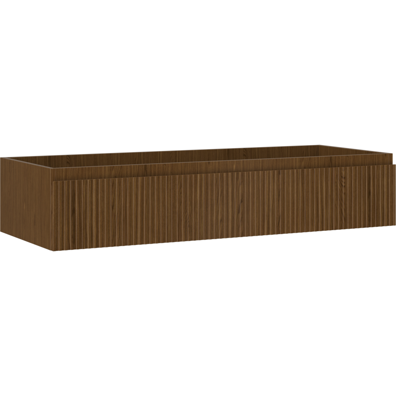 Mexen Rivel шкаф за баня под умивалник 120 см, 1 чекмедже, райфелована, орех - 91A20-12023-1-BF86