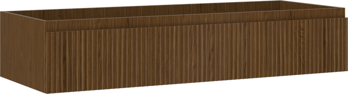 Mexen Rivel шкаф за баня под умивалник 120 см, 1 чекмедже, райфелована, орех - 91A20-12023-1-BF86