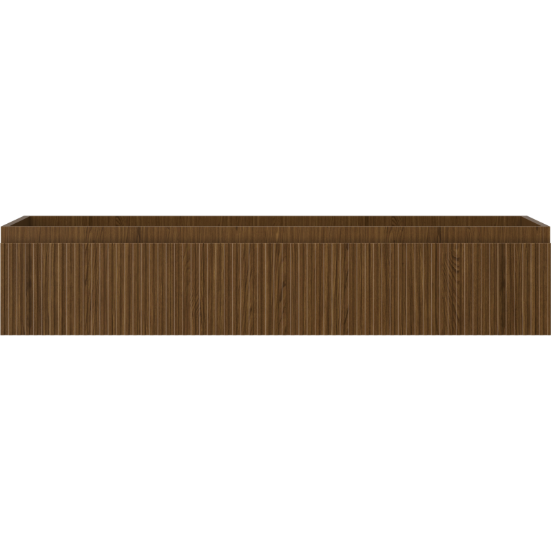 Mexen Rivel шкаф за баня под умивалник 120 см, 1 чекмедже, райфелована, орех - 91A20-12023-1-BF86