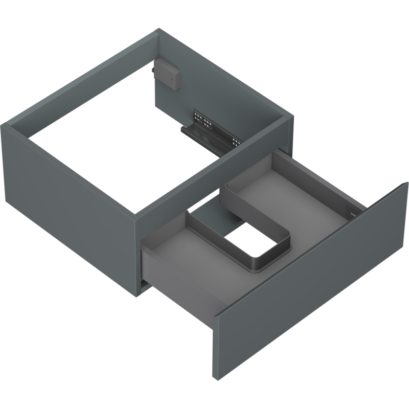 Mexen Orio баня шкаф за мивка 50 см, 1 чекмедже, графит мат- 91A10-05023-1-BF66