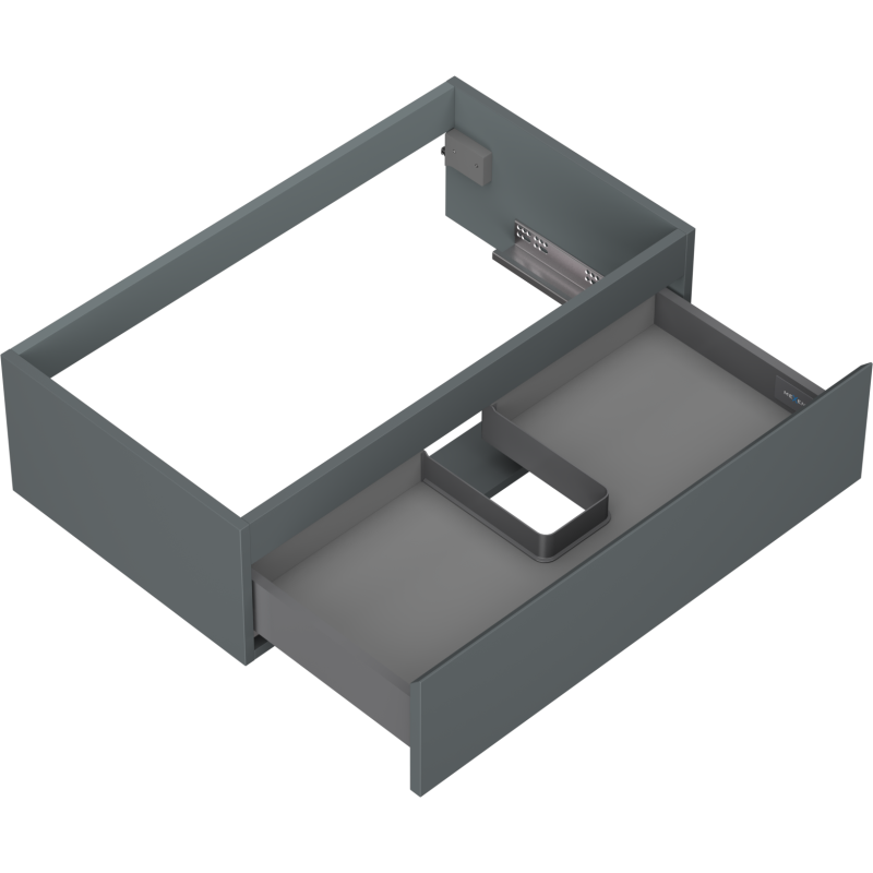 Mexen Orio шкаф за баня под мивка 80 см, 1 чекмедже, графит мат - 91A10-08023-1-BF66