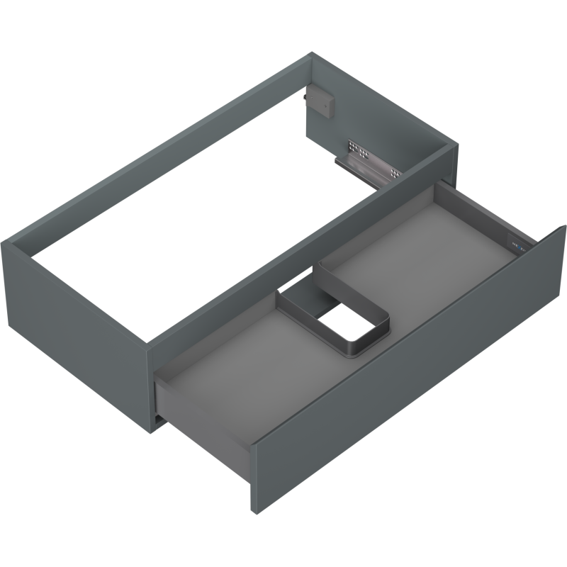 Mexen Orio шкаф за баня под мивка 90 см, 1 чекмедже, графит мат - 91A10-09023-1-BF66