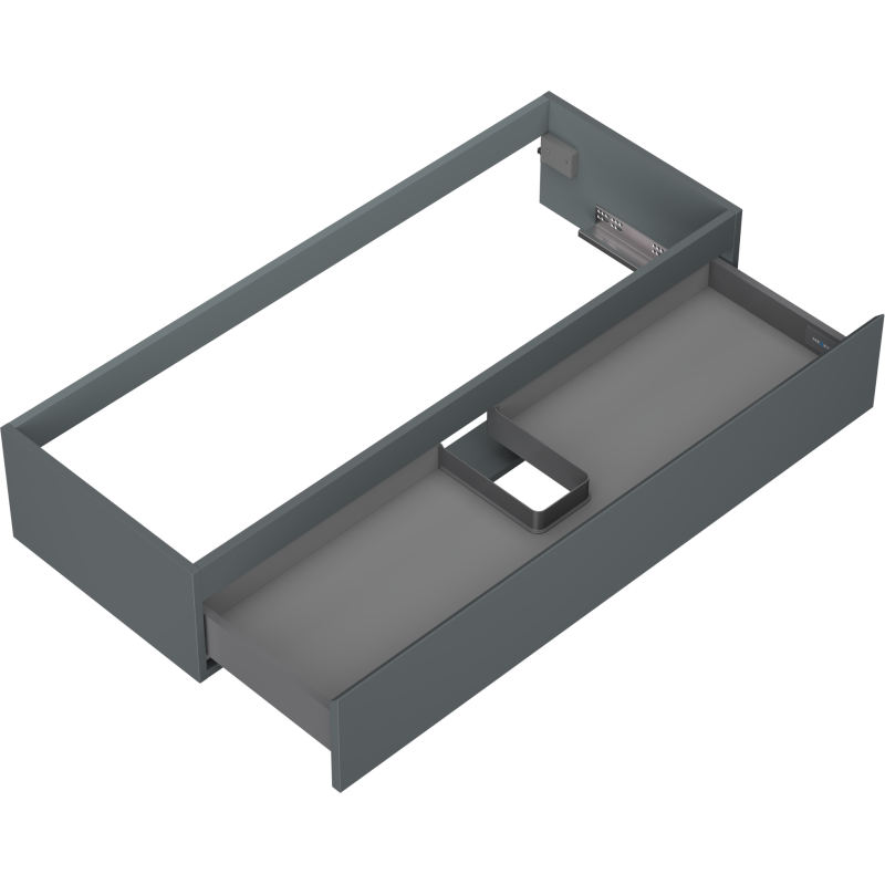 Mexen Orio шкаф за баня под умивалник 120 см, 1 чекмедже, графит мат - 91A10-12023-1-BF66