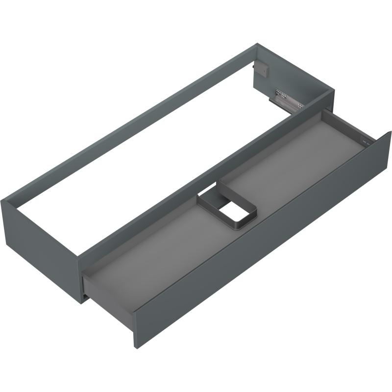 Mexen Orio шкаф за баня под мивка 140 см, 1 чекмедже, матов графит - 91A10-14023-1-BF66