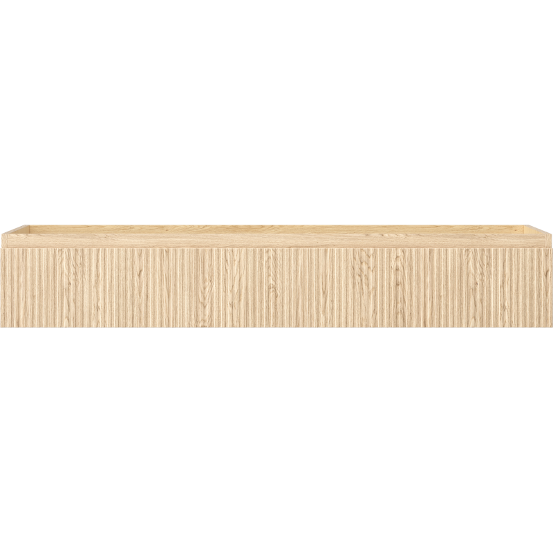 Mexen Rivel баня шкаф под мивка 140 см, 1 чекмедже, оребрена, дъб - 91A20-14023-1-BF81