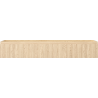 Шкаф за баня Mexen Rivel 140 см, 1 чекмедже, оребрен, дъб - 91A20-14023-1-BF81