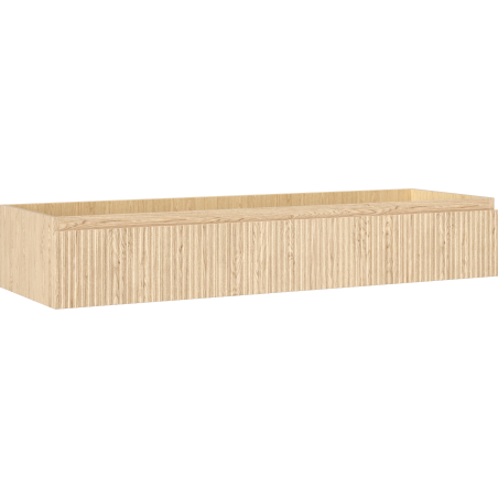 Mexen Rivel баня шкаф под мивка 140 см, 1 чекмедже, оребрена, дъб - 91A20-14023-1-BF81