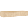 Шкаф за баня Mexen Rivel 140 см, 1 чекмедже, оребрен, дъб - 91A20-14023-1-BF81