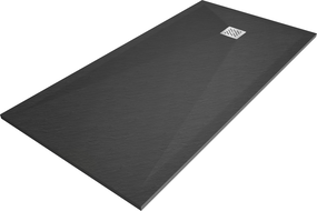 Mexen Stone+ Правоъгълно композитно поддушово корито 180 x 80 см, антрацит