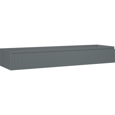 Mexen Rivel шкаф за баня за мивка 160 см, 1 чекмедже, оребрен, графит мат - 91A20-16023-1-BF66