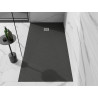 Mexen Stone+ правоъгълна композитна душ кабина 180 x 80 см, антрацит - 44718018