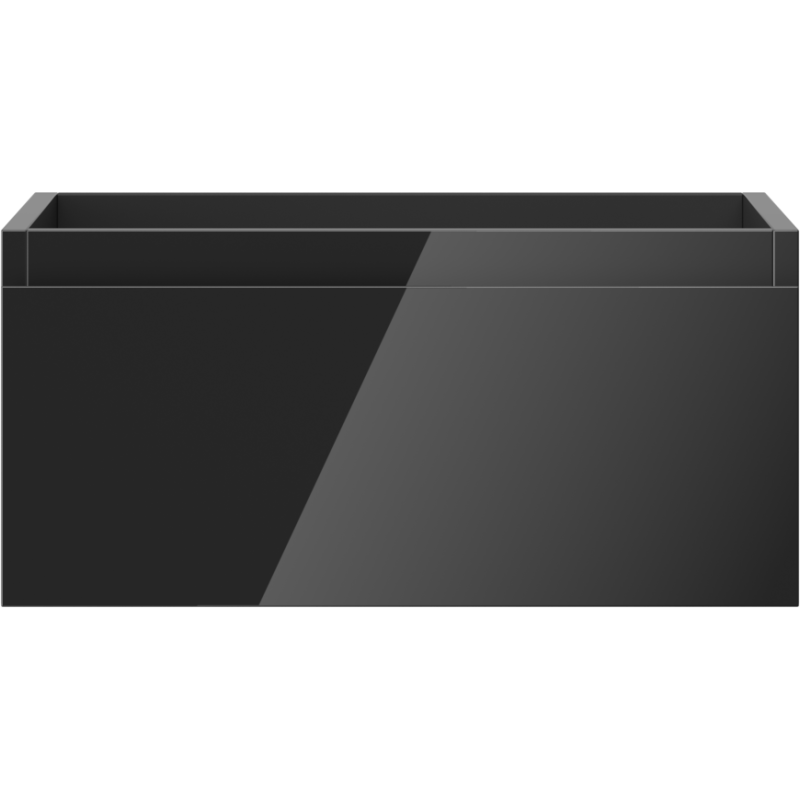 Mexen Orio баня шкаф под мивка 50 см, 1 чекмедже, черен гланц - 91A10-05023-1-BF70