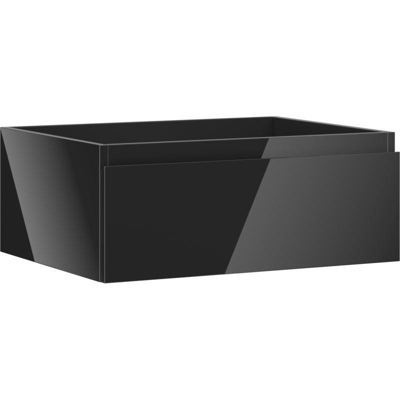 Mexen Orio шкаф за баня под мивка 60 см, 1 чекмедже, черен гланц - 91A10-06023-1-BF70