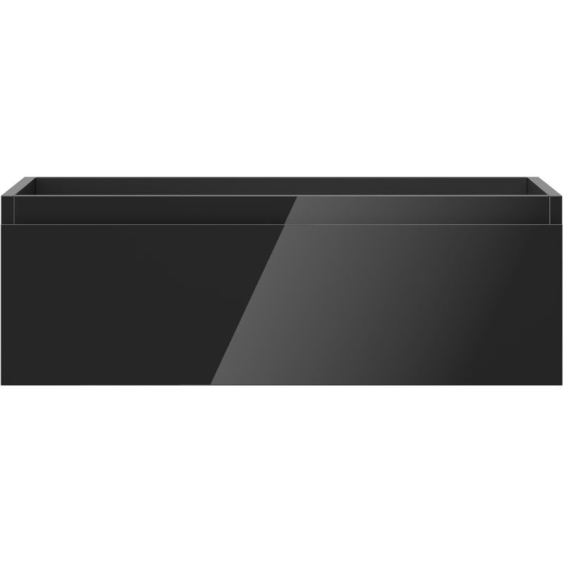 Mexen Orio шкаф за баня под мивка 70 см, 1 чекмедже, черен гланц - 91A10-07023-1-BF70