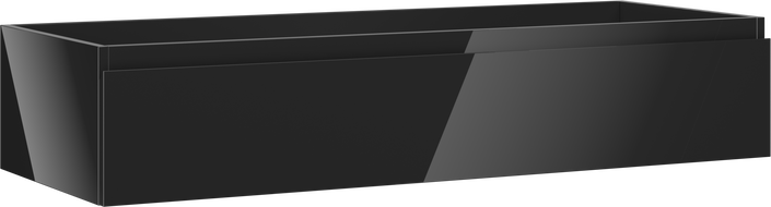 Mexen Orio шкафче за баня под мивка 120 см, 1 чекмедже, черен гланц - 91A10-12023-1-BF70