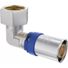 Mexen PEX-P полушрубунок, коляно зацисково, запресувано PEX 20 x 3/4 GW - W97136-2034F-00