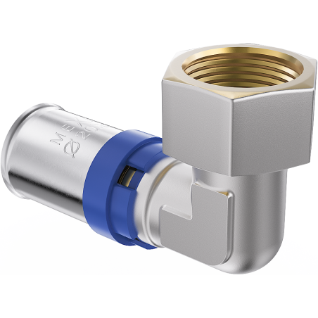 Mexen PEX-P полушрубунок, коляно зацисково, запресувано PEX 20 x 3/4 GW - W97136-2034F-00