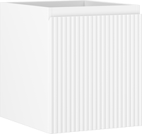Mexen Rivel шкаф за баня за мивка 40 см, 1 чекмедже, набразден, бял мат - 91A20-04047-1-BF01