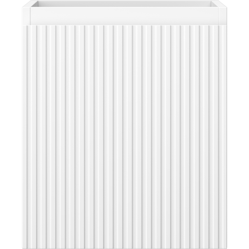 Mexen Rivel шкаф за баня за мивка 40 см, 1 чекмедже, набразден, бял мат - 91A20-04047-1-BF01