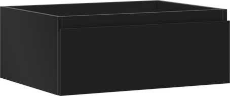 Mexen Orio шкафче за баня под мивка 60 см, 1 чекмедже, черен мат - 91A10-06023-1-BF71