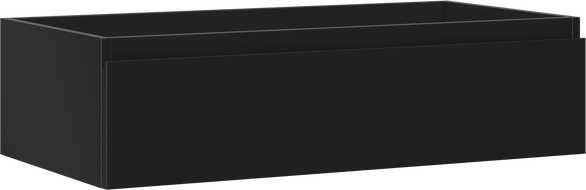 Mexen Orio баня шкаф за мивка 90 см, 1 чекмедже, черен мат - 91A10-09023-1-BF71